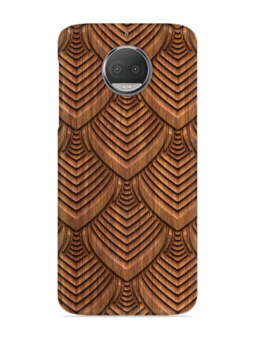 Carved Pattern On Snap Case for Motorola Moto G5S Zapvi