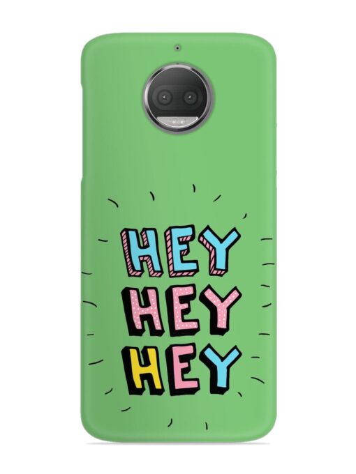 Hey Vector Cartoon Snap Case for Motorola Moto G5S Zapvi