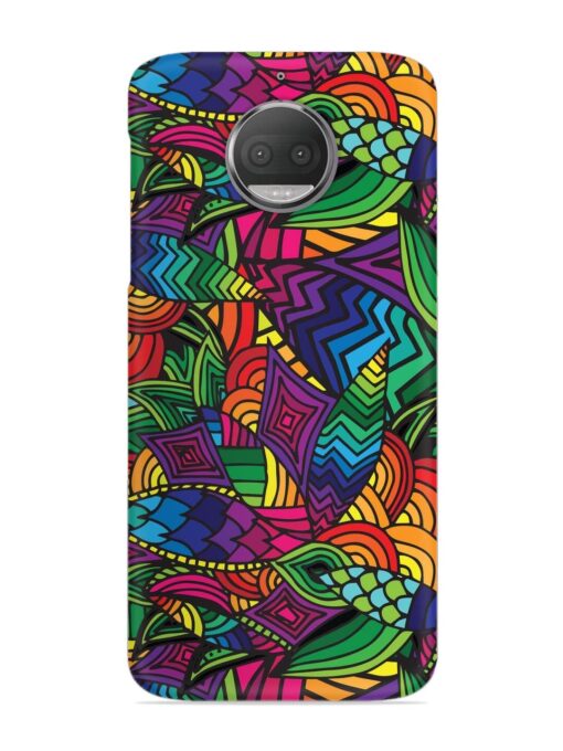 Abstract Multicolor Seamless Snap Case for Motorola Moto G5S Zapvi