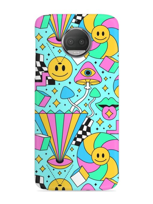 Trippy Rainbow 60S Snap Case for Motorola Moto G5S Zapvi