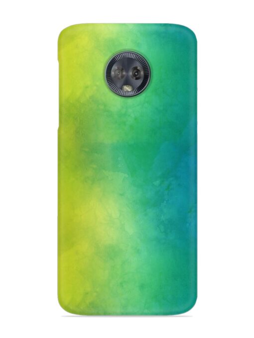 Yellow Green Gradient Snap Case for Motorola Moto G6 Zapvi