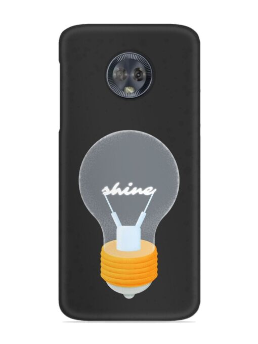 Bulb Background Snap Case for Motorola Moto G6 Zapvi