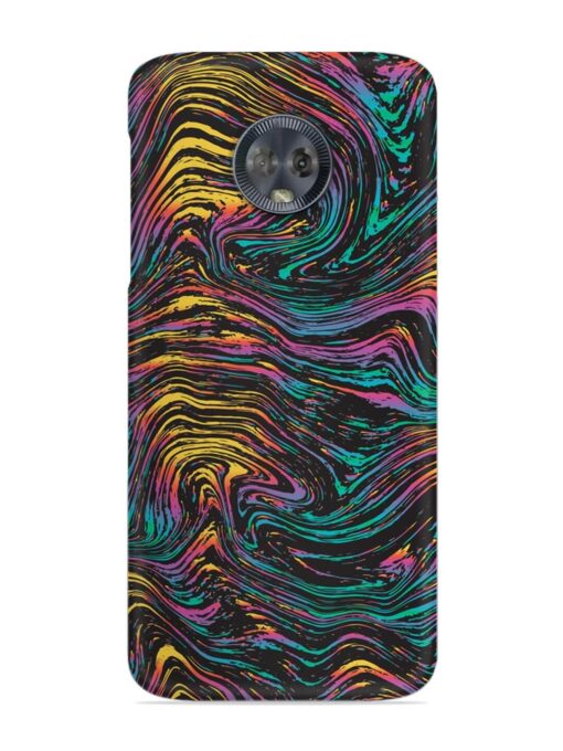 Abstract Liquid Colors Snap Case for Motorola Moto G6 Zapvi