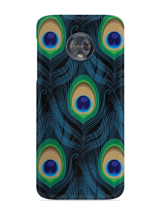 Seamless Pattern Peacock Snap Case for Motorola Moto G6 Zapvi