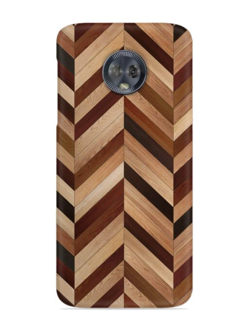 Seamless Wood Parquet Snap Case for Motorola Moto G6 Zapvi