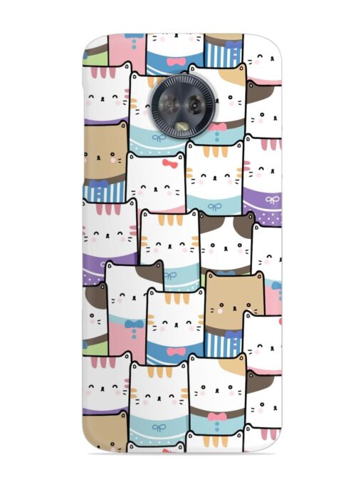 Cute Adorable Cat Snap Case for Motorola Moto G6 Zapvi