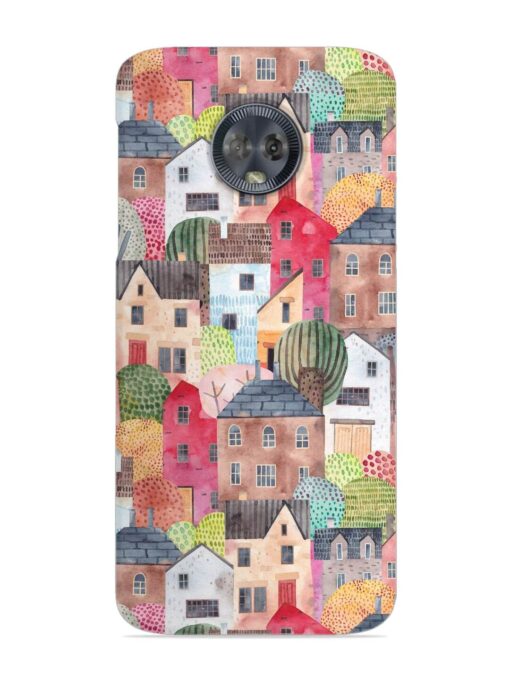 Abstract Seamless Pattern Snap Case for Motorola Moto G6 Zapvi