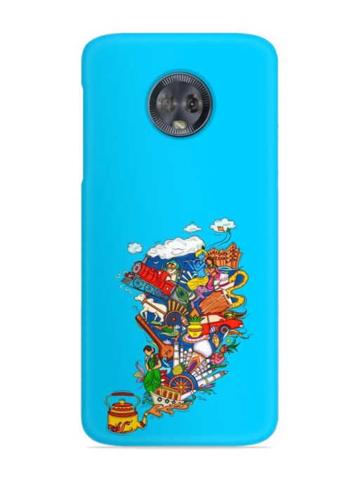 Vector Design Indian Snap Case for Motorola Moto G6 Zapvi