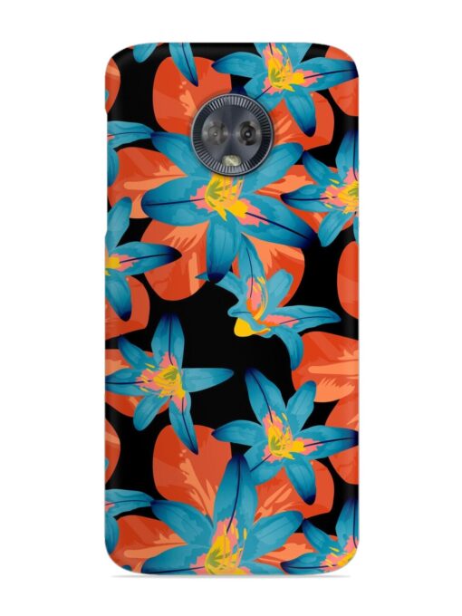 Philippine Flowers Seamless Snap Case for Motorola Moto G6 Zapvi