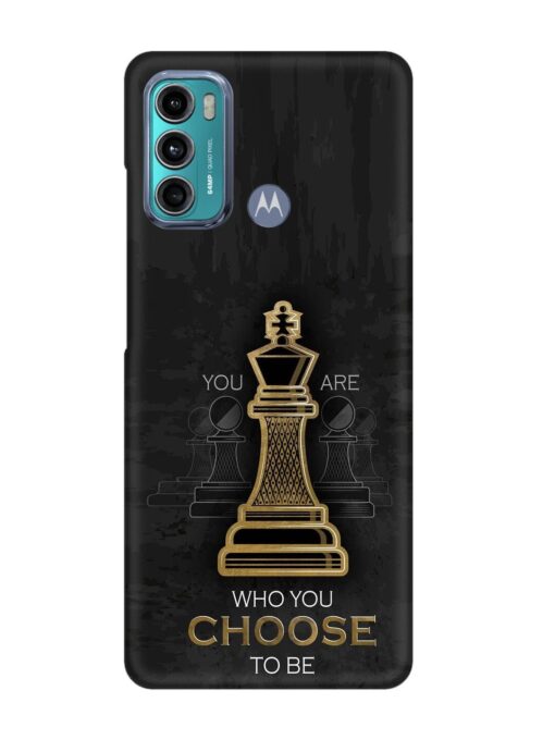 You Are Who Choose To Be Snap Case for Motorola Moto G60 Zapvi