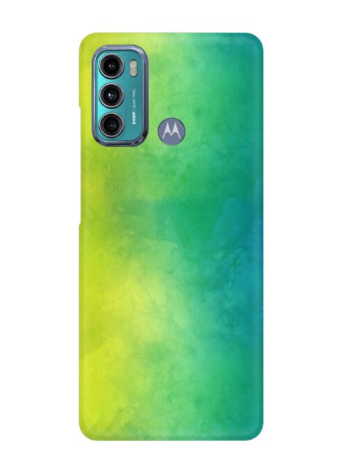 Yellow Green Gradient Snap Case for Motorola Moto G60 Zapvi