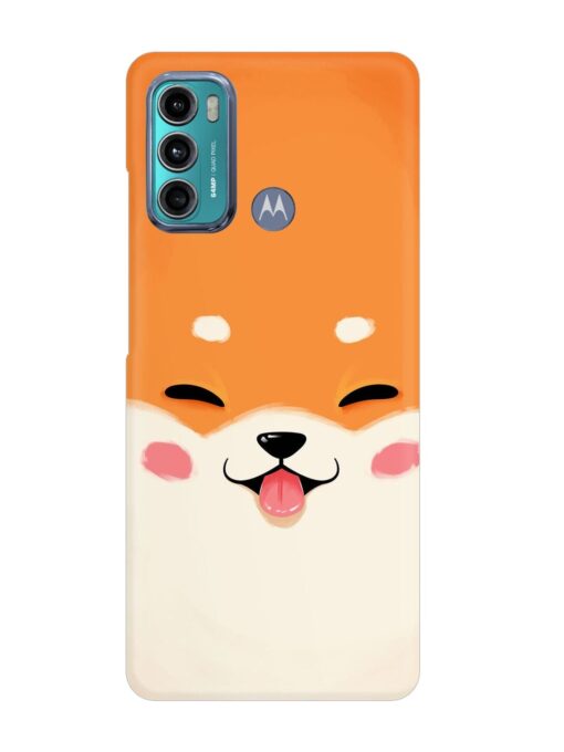 Happy Cat Art Snap Case for Motorola Moto G60 Zapvi