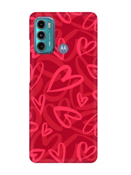 Seamless Romantic Pattern Snap Case for Motorola Moto G60 Zapvi