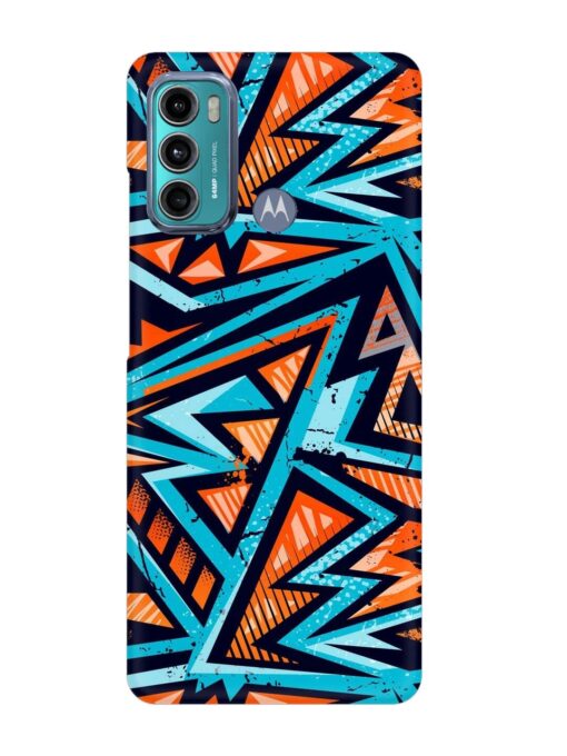 Abstract Seamless Grunge Snap Case for Motorola Moto G60 Zapvi