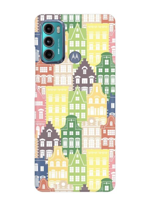 Seamless Shapes Pattern Snap Case for Motorola Moto G60 Zapvi