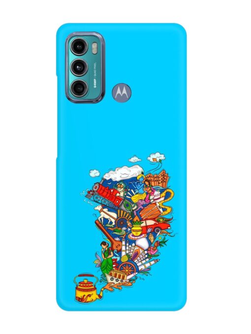 Vector Design Indian Snap Case for Motorola Moto G60 Zapvi