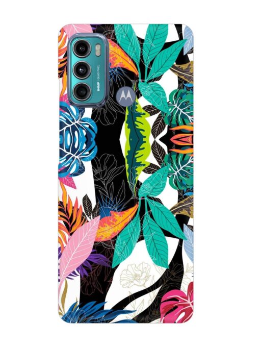 Floral Pattern Bright Snap Case for Motorola Moto G60 Zapvi