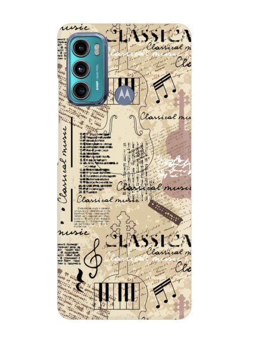 Classical Music Lpattern Snap Case for Motorola Moto G60 Zapvi