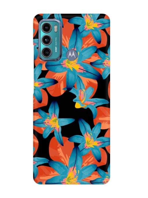 Philippine Flowers Seamless Snap Case for Motorola Moto G60 Zapvi