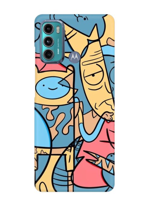 Silly Face Doodle Snap Case for Motorola Moto G60 Zapvi