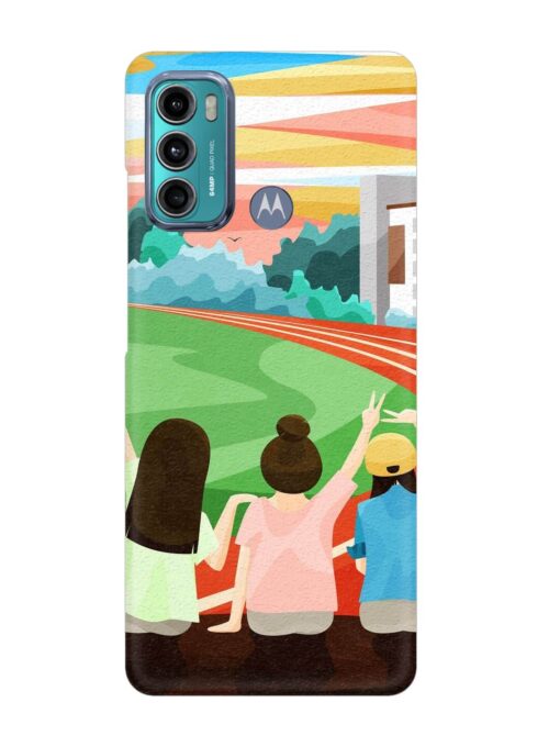 School Playground Snap Case for Motorola Moto G60 Zapvi