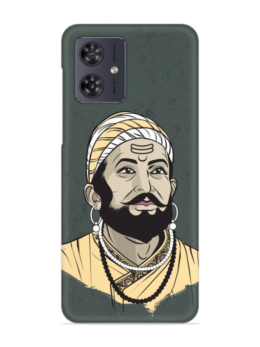 Shivaji Maharaj Vector Art Snap Case for Motorola Moto G64 (5G) Zapvi