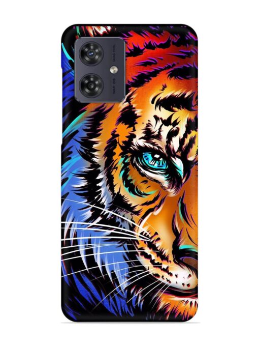 Colorful Lion Art Snap Case for Motorola Moto G64 (5G) Zapvi