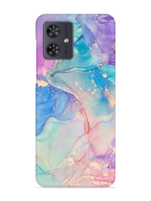 Alcohol Ink Colors Snap Case for Motorola Moto G64 (5G) Zapvi