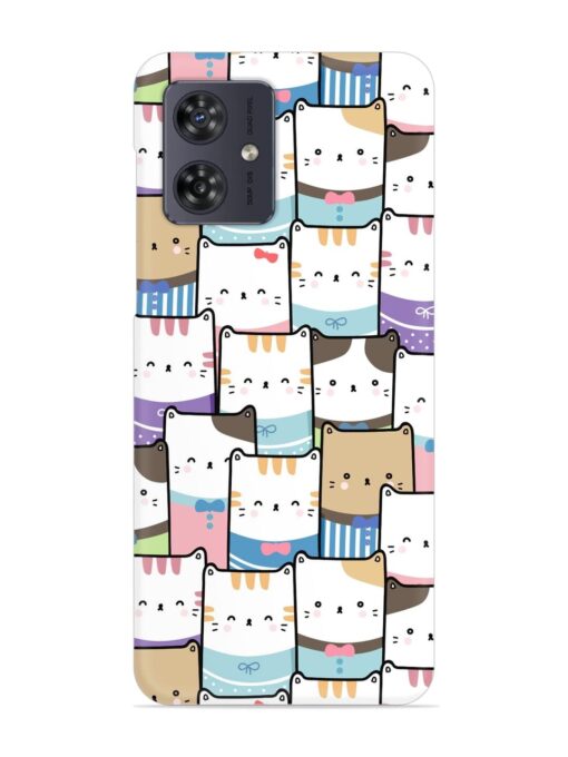 Cute Adorable Cat Snap Case for Motorola Moto G64 (5G) Zapvi