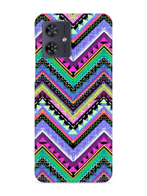 Tribal Aztec Print Snap Case for Motorola Moto G64 (5G) Zapvi