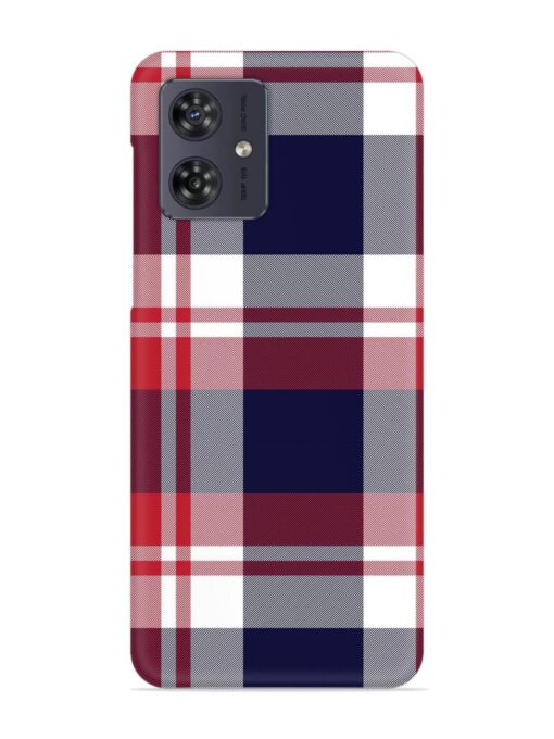 Classic Plaid Tartan Snap Case for Motorola Moto G64 (5G) Zapvi