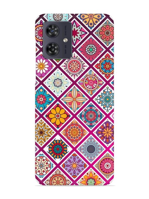 Seamless Tile Pattern Snap Case for Motorola Moto G64 (5G) Zapvi