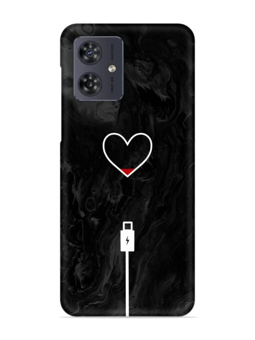 Heart Charging Vector Snap Case for Motorola Moto G64 (5G) Zapvi