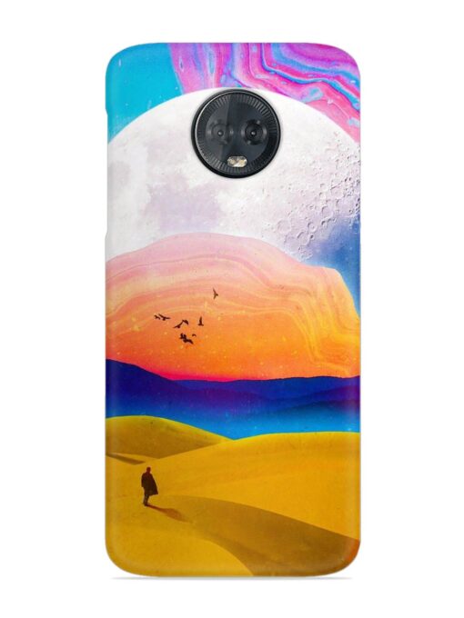 Sandy Desert Snap Case for Motorola Moto G6 Plus Zapvi