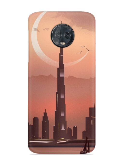 Landmark Burj Khalifa Snap Case for Motorola Moto G6 Plus Zapvi