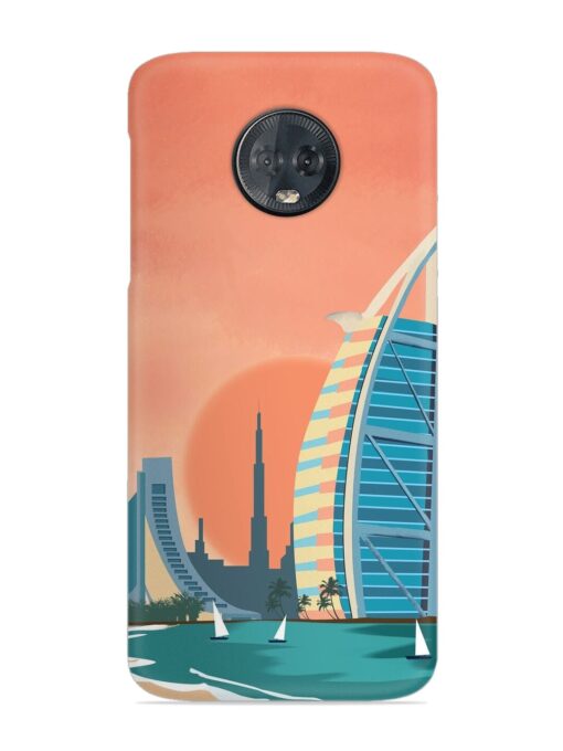 Dubai Architectural Scenery Snap Case for Motorola Moto G6 Plus Zapvi