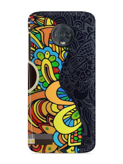 Guitar Vector Art Snap Case for Motorola Moto G6 Plus Zapvi