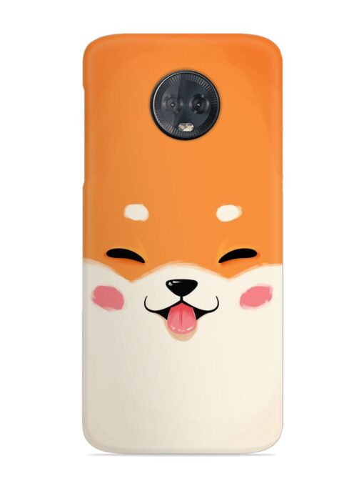 Happy Cat Art Snap Case for Motorola Moto G6 Plus Zapvi