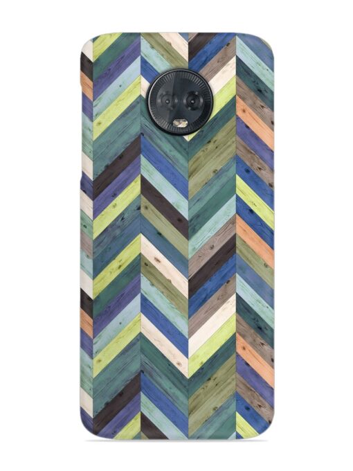 Chevron Random Color Snap Case for Motorola Moto G6 Plus Zapvi