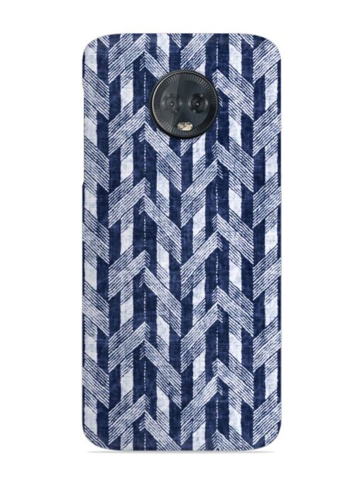 Abstract Herringbone Motif Snap Case for Motorola Moto G6 Plus Zapvi