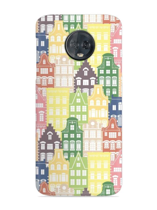 Seamless Shapes Pattern Snap Case for Motorola Moto G6 Plus Zapvi