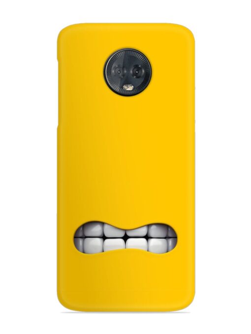 Mouth Character On Snap Case for Motorola Moto G6 Plus Zapvi