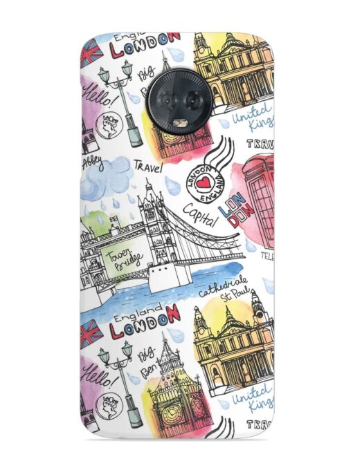 Vector London Landmark Snap Case for Motorola Moto G6 Plus Zapvi