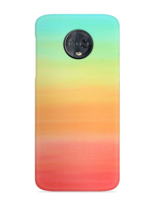 Background Sky Watercolor Snap Case for Motorola Moto G6 Plus Zapvi