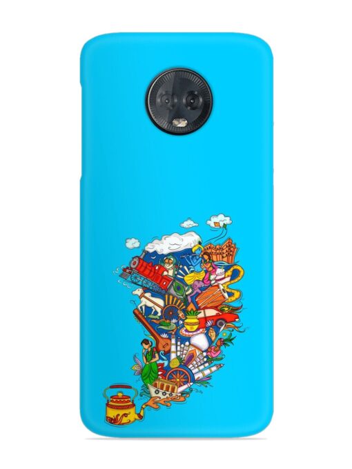 Vector Design Indian Snap Case for Motorola Moto G6 Plus Zapvi