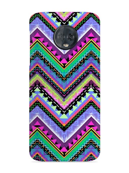 Tribal Aztec Print Snap Case for Motorola Moto G6 Plus Zapvi