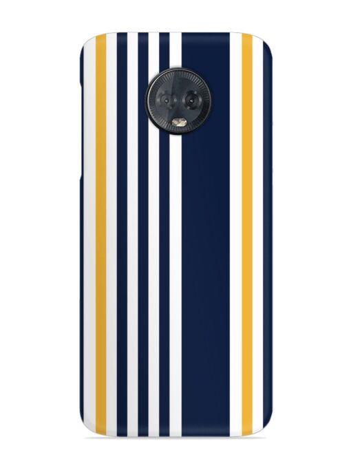 Seamless Stripe Pattern Snap Case for Motorola Moto G6 Plus Zapvi