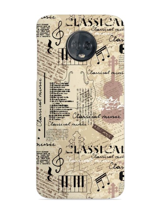 Classical Music Lpattern Snap Case for Motorola Moto G6 Plus Zapvi