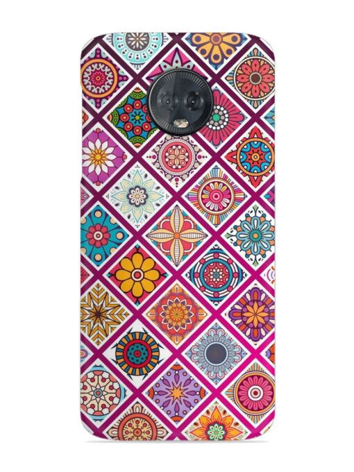 Seamless Tile Pattern Snap Case for Motorola Moto G6 Plus Zapvi