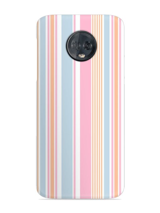 Stripe Seamless Pattern Snap Case for Motorola Moto G6 Plus Zapvi